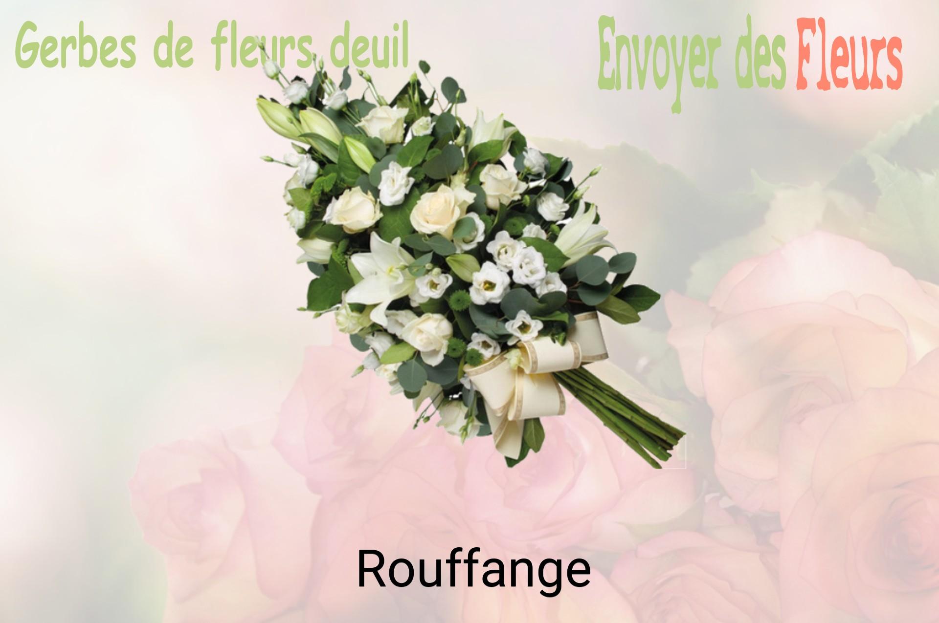 Gerbe de fleurs de deuil livrée à Rouffange
